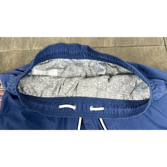 Wowie Shorts Mens Medium Blue Nomad Hybrid Beach Surf Swimming Outdoors Lined - Picture 4 of 13